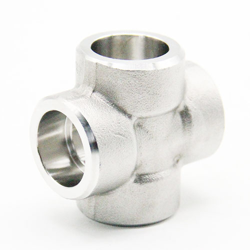 Socket Weld Cross ASME B16.11.500x500 Estan pipe fittings Socket Weld Cross ASME B16.11.500x500 image