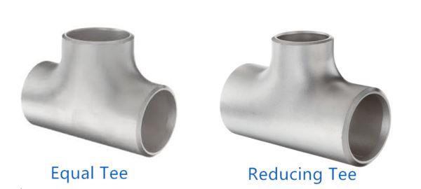 equal tee and reducing tee