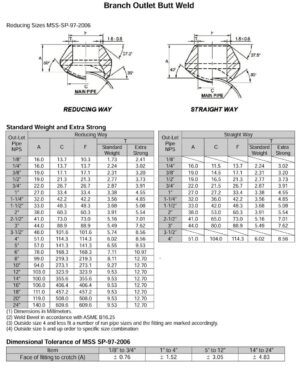 Weldolet Fitting - ESTAN PIPE FITTINGS CO., LTD